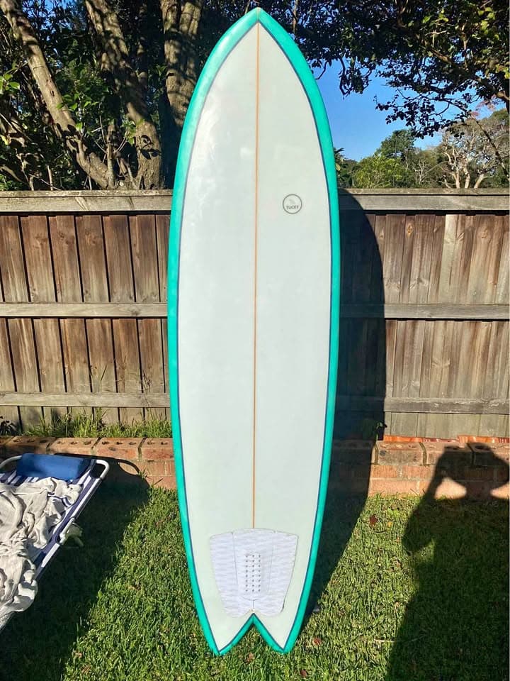 7’1 Fiberglass Twin Fin